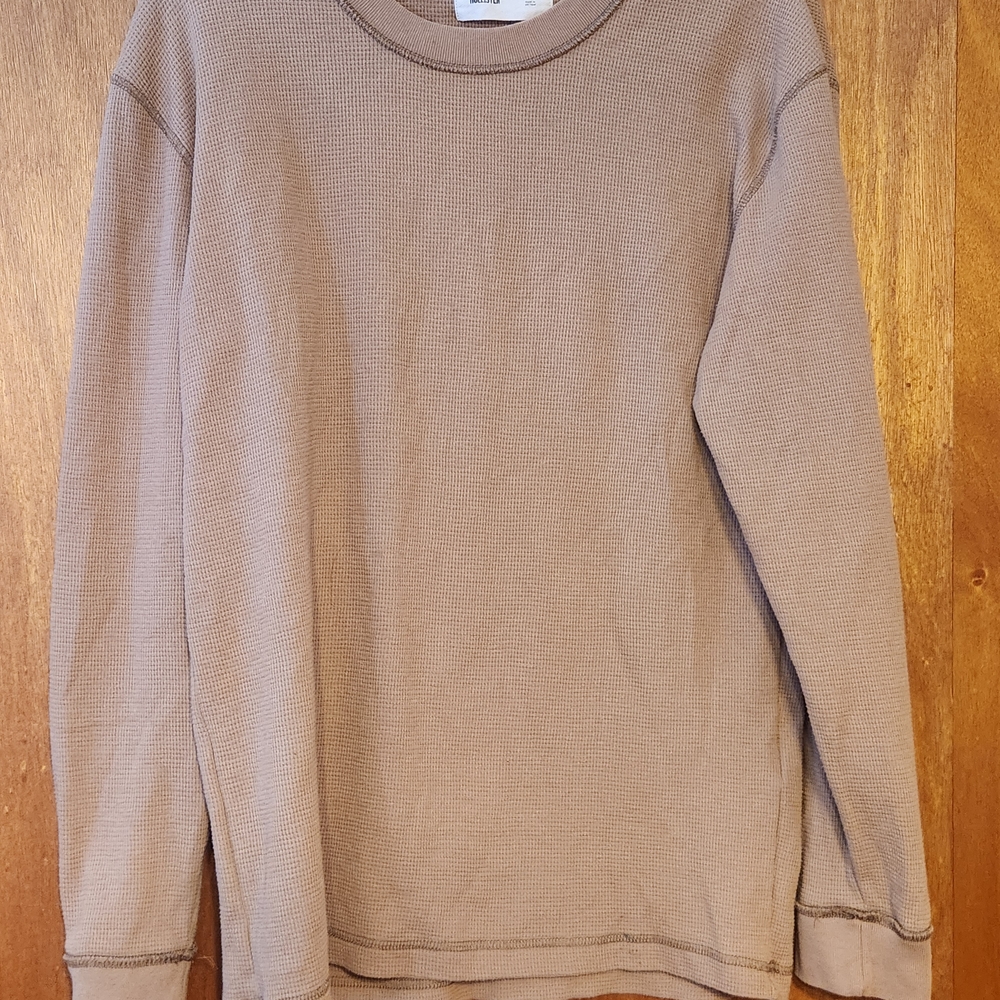 Hollister Taupe Long Sleeve Tee